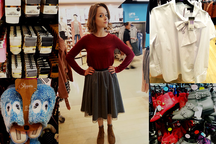 Shopping for Matha Swales' wardrobe with our lead actor Lauren Ashley Carter