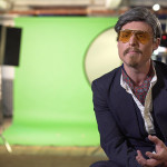 A frame from the Q&A session with Sir Dickie Benson that we shot after wrapping his scenes